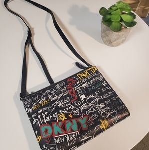 DKNY black crossbody bag
